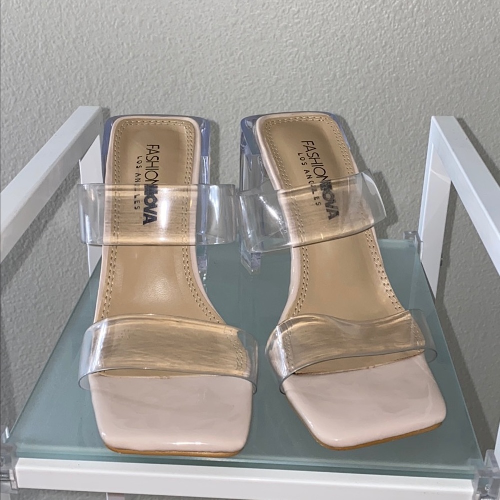 Fashion nova nude heels